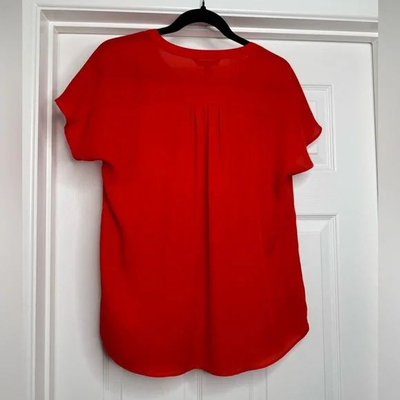 Banana Republic Bright Red Blouse - Picture 4 of 4
